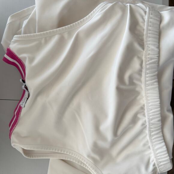 Sincerely Jules Sport Tennis Golf Active Dress White Pink V-neck Women Size M - Picture 7 of 10